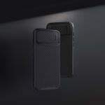 Калъф от Nillkin Synthetic Fiber S Case iPhone 14 Pro Max case with camera cover, black - Image 7