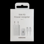 Зарядно EP-T1510XWE Samsung USB-C 15W Travel Charger + USB-C Data Cable W - Image 5