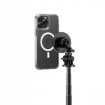 Селфи стик Tech-Protect L06S Bluetooth magnetic selfie stick with MagSafe, remote control, tripod up to 82cm and 360 head - black - Image 6