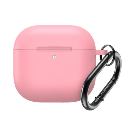 Калъф Silicone
Case for Airpods 4 with
Carabiner - Pink
