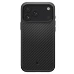 Калъф от Spigen Enzo Aramid "T" MagSafe case for iPhone 17 Pro Max - black - Image 2