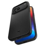 Калъф от Spigen Enzo Aramid "T" MagSafe case for iPhone 17 Pro Max - black - Image 6