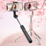Selfie stick Spigen S540W Bluetooth with tripod - black - Image 2