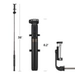 Selfie stick Spigen S540W Bluetooth with tripod - black - Image 38