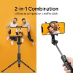 Selfie stick Spigen S540W Bluetooth with tripod - black - Image 18