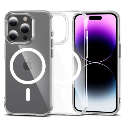 Калъф от Tech-Protect
 FlexAir Hybrid MagSafe Case за iPhone 15 Pro Max - Clear