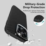 Калъф от Tech-Protect Ion
Carbon MagSafe iPhone 16 Pro Case -
Black/Grey - Image 3
