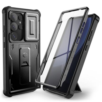 Калъг от Tech-Protect Kevlar Cam+ Case за Samsung Galaxy S25 Ultra - Black