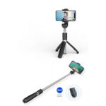 Селфи стик Tech-Protect L01S Bluetooth Selfie Stick with Tripod up to 70cm - Black - Image 5