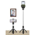 Селфи стик Tech-Protect L01S Bluetooth Selfie Stick with Tripod up to 70cm - Black - Image 6