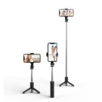 Селфи стик Tech-Protect L02S Bluetooth selfie stick with tripod up to 72cm - black - Image 5