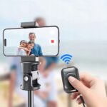 Селфи стик Tech-Protect L03S Bluetooth selfie stick with remote control, tripod up to 148cm and 180 head - white - Image 6