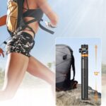 Селфи стик Tech-Protect L03S Bluetooth selfie stick with remote control, tripod up to 148cm and 180 head - white - Image 7