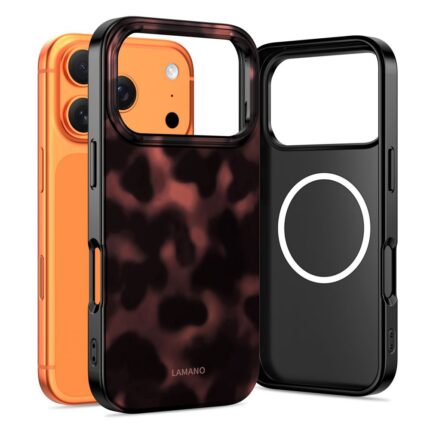 Калъф от Tech-Protect Lamano MagSafe Case for iPhone 17 Pro Max - Black and Red