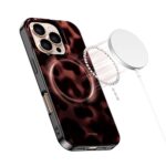 Калъф от Tech-Protect Lamano MagSafe case for iPhone 16 Pro - black and red - Image 5