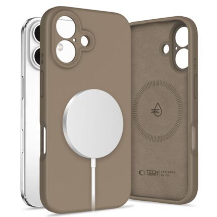 Калъф от Tech-
Protect Liquid Silicone MagSafe
iPhone 16 Case - Brown