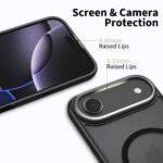 Калъф от Tech-Protect MagEdge MagSafe Case за iPhone 17 Air - Matte Black - Image 3