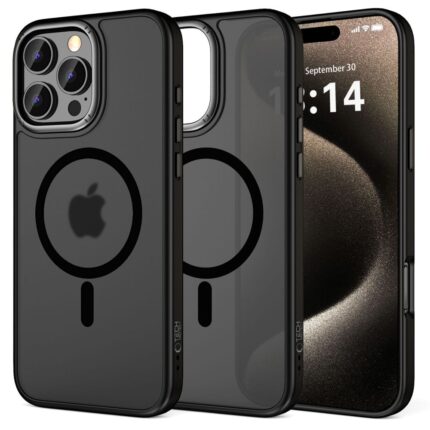 Калъф от Tech-Protect
MagEdge MagSafe iPhone 16 Pro
 - Semi-Transparent