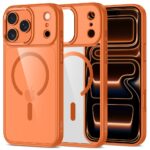 Калъф от Tech-Protect MagMat MagSafe Case for iPhone 17 Pro Max - Transparent Orange
