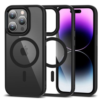 Калъф от Tech-Protect
MagMat MagSafe iPhone 15 Pro Case -
Clear Black