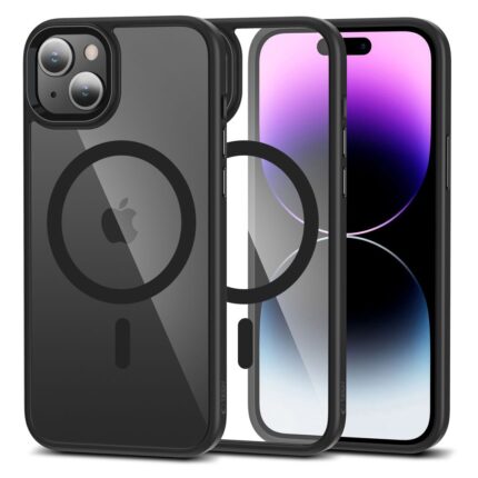 Калъф от Tech-Protect MagMat MagSafe
 iPhone 15 Case - Clear Black