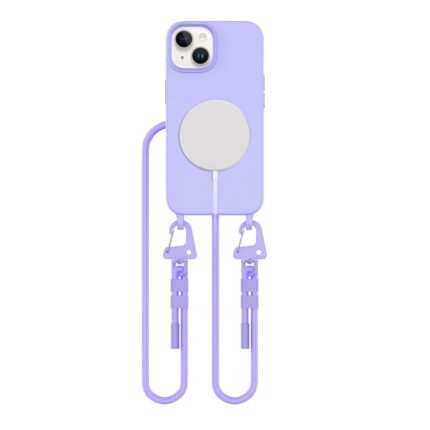 Калъф от Tech-Protect Mag Necklace 
MagSafe iPhone 14 Case -
Lavender