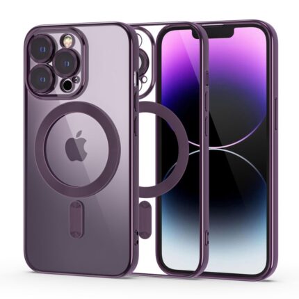 Калъф от Tech-Protect MagShine Line
MagSafe iPhone 14 Pro Case -
Purple