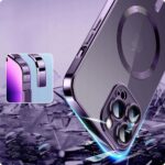 Калъф от Tech-Protect MagShine Line MagSafe case for iPhone 15 - blue - Image 4