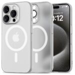 Калъф от Tech-
Protect Mag Slim MagSafe Case за iPhone 16 Pro - White
