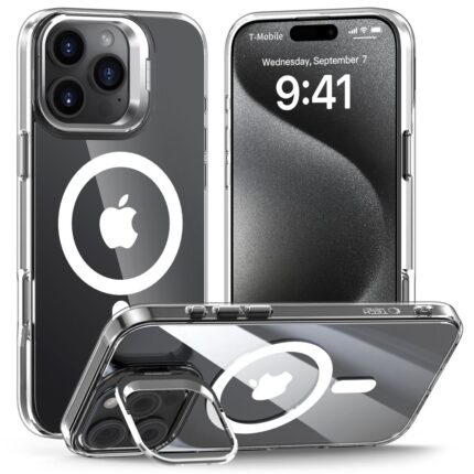 Калъф от Tech-Protect
MagStand MagSafe Case за Phone 16 Pro - Clear
