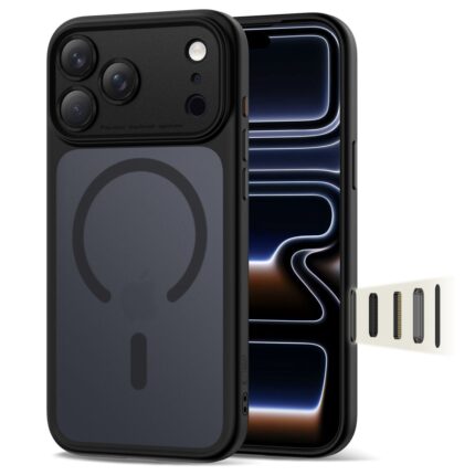 Калъф от Tech-Protect Magpeak Magsafe CC Case for iPhone 17 Pro Max - Matte Black
