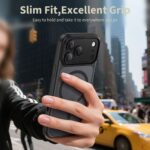 Калъф от Tech-Protect Magpeak Magsafe CC Case for iPhone 17 Pro Max - Matte Black - Image 4