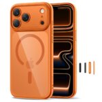 Калъф от Tech-Protect Magpeak Magsafe CC Case for iPhone 17 Pro Max - Transparent Orange - Image 2