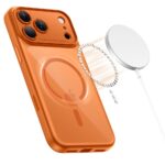 Калъф от Tech-Protect Magpeak Magsafe CC Case for iPhone 17 Pro Max - Transparent Orange - Image 3
