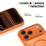 Калъф от Tech-Protect Magpeak Magsafe CC Case for iPhone 17 Pro Max - Transparent Orange - Image 4