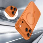Калъф от Tech-Protect Magpeak Magsafe CC Case for iPhone 17 Pro Max - Transparent Orange - Image 6