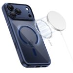 Калъф от Tech-Protect Magpeak Magsafe CC Case for iPhone 17 Pro Max - Clear Navy Blue - Image 3
