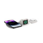 Зарядно от Tech-Protect QI15W-A32 3-in-1 Inductive Charger with MagSafe for Smartphone / Apple Watch / AirPods - Gray - Image 8