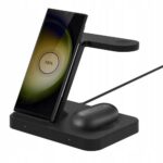 Зарядна станция от Tech-Protect QI15W-A37 3in1 Induction Wireless Charger 15W - Black - Image 4
