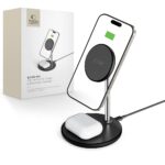 Зарядна станция Tech-Protect QI15W-A39 2in1 MagSafe Charging Station - Black