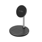 Зарядна станция Tech-Protect QI15W-A39 2in1 MagSafe Charging Station - Black - Image 3