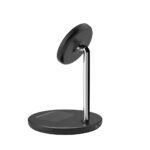 Зарядна станция Tech-Protect QI15W-A39 2in1 MagSafe Charging Station - Black - Image 5