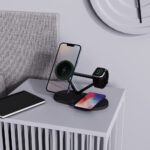 Зарядна станция от Tech-Protect QI15W-A41 3in1 Wireless Charger with MagSafe for Apple Devices - Black - Image 6