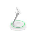 Заря Tech-Protect QI15W-A46 3in1 Magnetic MagSafe Inductive Charger - Whiteдна станция - Image 5