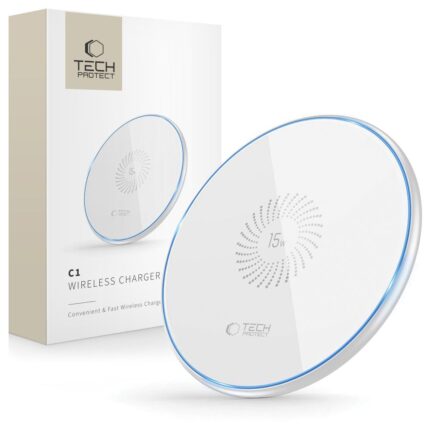 Зарядно от Tech-Protect QI15W-C1 inductive charger 15W - white