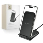 Безжично зарядно от Tech-Protect QI15W-S2 inductive charger 15W in the form of a stand - black - Image 6