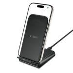 Безжично зарядно от Tech-Protect QI15W-S2 inductive charger 15W in the form of a stand - black - Image 7