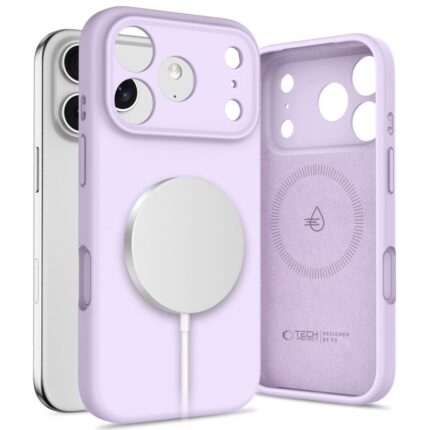 Калъф от Tech-Protect Silicone MagSafe Case за  iPhone 17 Pro - Purple