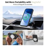 Калъф от otect Silicone MagSafe Case за iPhone 17 Pro - Black, 2 pcs. - Image 5