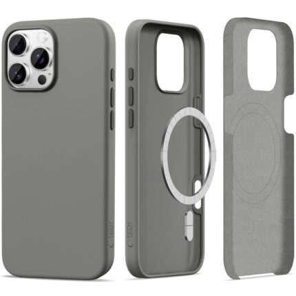 Калъф от Tech-Protect
 Silicone MagSafe iPhone 16 Pro
Case - Gray